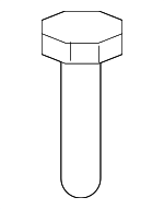 292463B001 - : Cover Bolt for Kia: Amanti, Sedona, Sorento Image