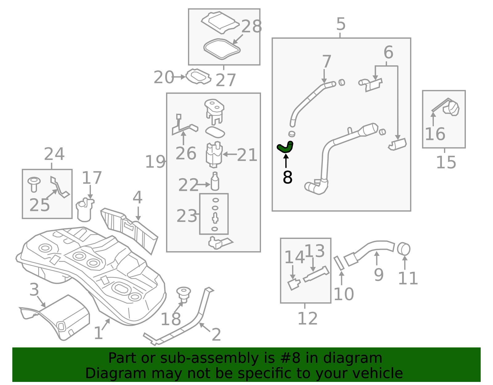 2011-2016 Hyundai Equus Breather Tube Connector 31460-3M100 | OEM Parts ...