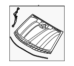 SJ8Z5803100C - : Windshield for Ford: Mustang Mach-E Image