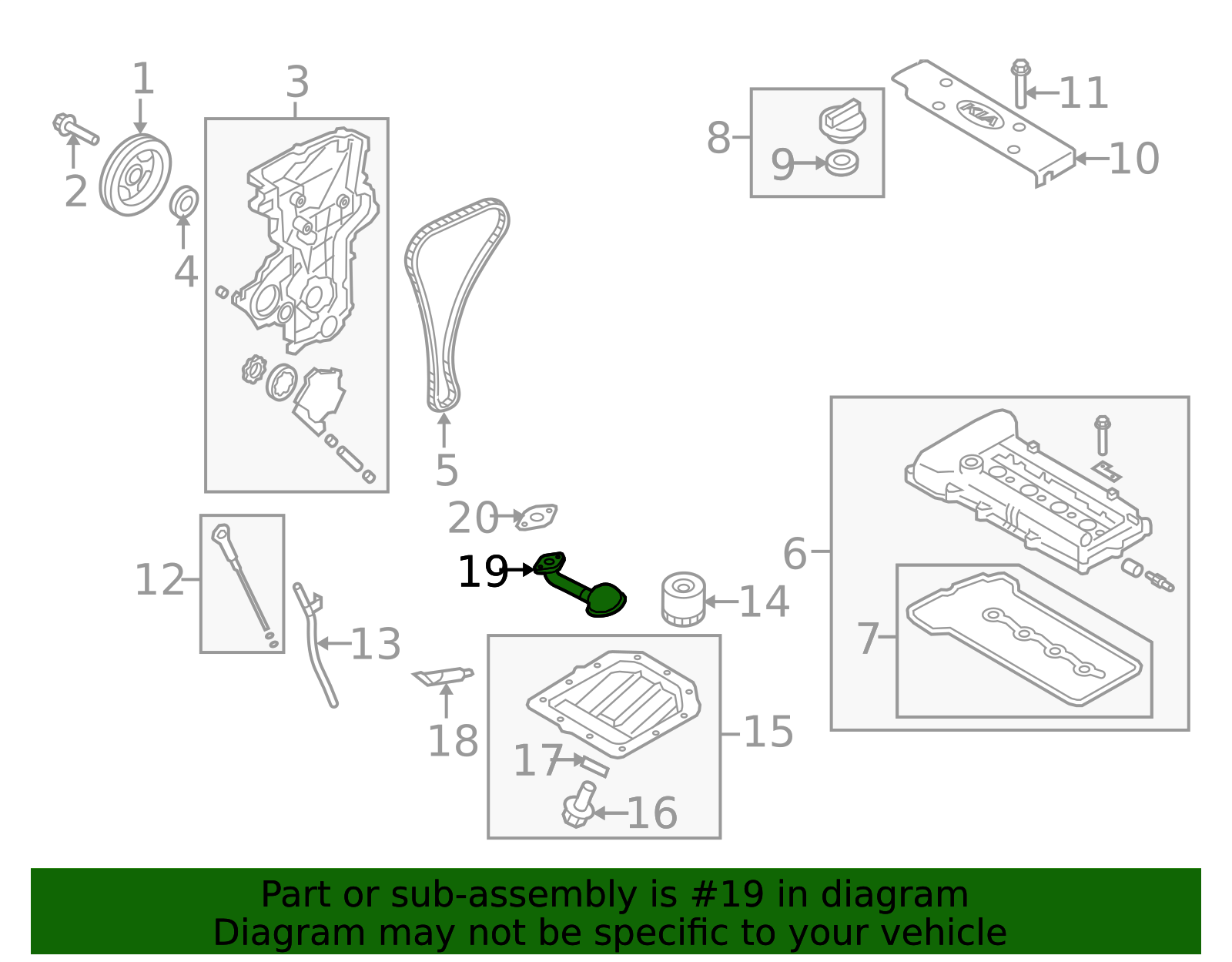 26250-2B000 - Engine Oil Pump Pickup Tube 2010-2014 Kia | Kia.Parts Store