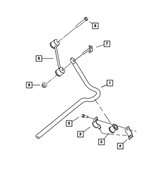 5272923AA - Rear Suspension: Rear Sway Bar for Mopar Image