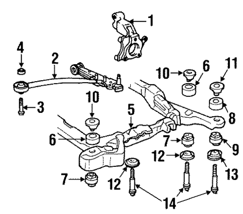 Suspension Components for 1999 Cadillac DeVille #0