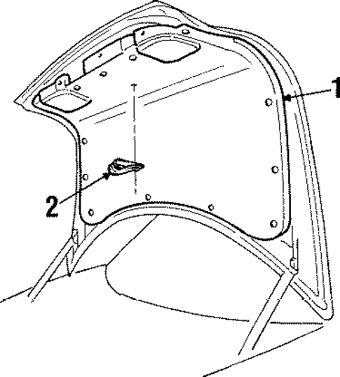 Interior Trim - Trunk for 1998 Cadillac Catera #0