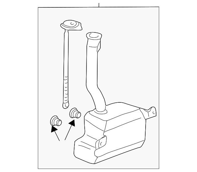 thumbnail image 2 of Washer Fluid Reservoir For 2006-2008 Honda Pilot – Evan-Fischer, Direct Fit, With Cap 2 of 5