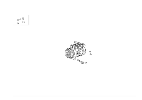 A/C Compressor for 2002 Mercedes-Benz SLK320 #0