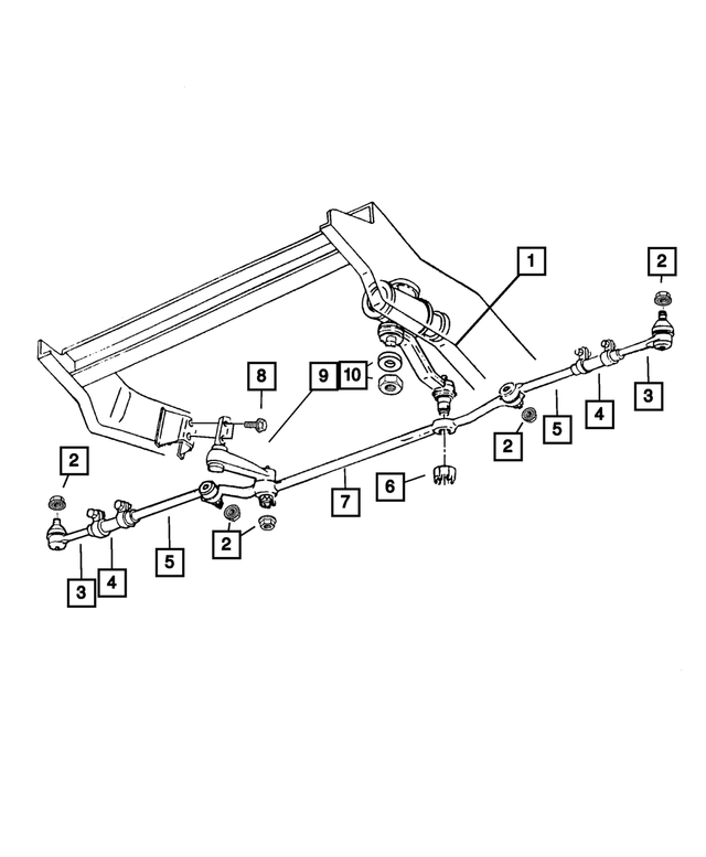 52106049AB - Steering: Idler Arm for Mopar Image