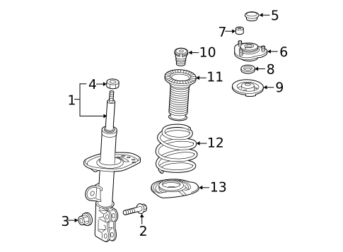 Struts & Components for 2016 Scion iM #0