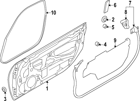 Door & Components for 2022 Toyota GR86 #0