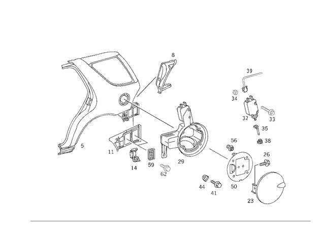 1636370130 - Side Panels: Pot for Mercedes-Benz: ML320, ML430, ML55 AMG Image image