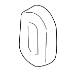 971652D000 - HVAC: Evaporator Core Seal for Hyundai Image