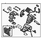 971503M600 - : 2009-2011 Hyundai Genesis - AC &amp; Heater Assembly for Hyundai: Genesis Image