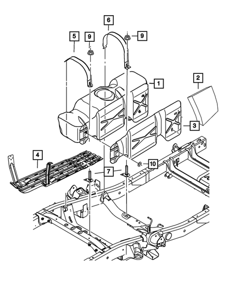 Fuel Tank for 2008 Dodge Ram 3500 #0