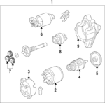 2812028060 - Electrical: Yoke for Lexus Image