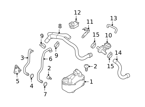 Trans Oil Cooler for 2012 Porsche Cayman #0