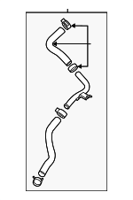 282742M300 - Cooling System: Hose Assembly for Kia: Sorento Image