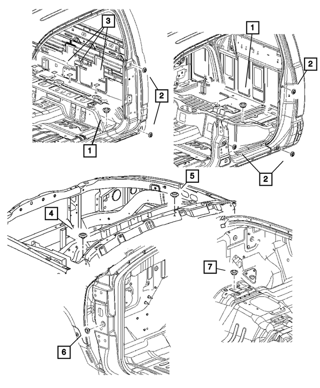 4373728 - Body Sheet Metal Except Doors: Plug for Mopar Image