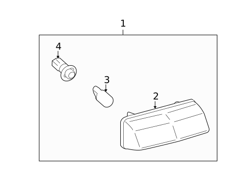 License Lamps for 2013 Toyota Venza #0