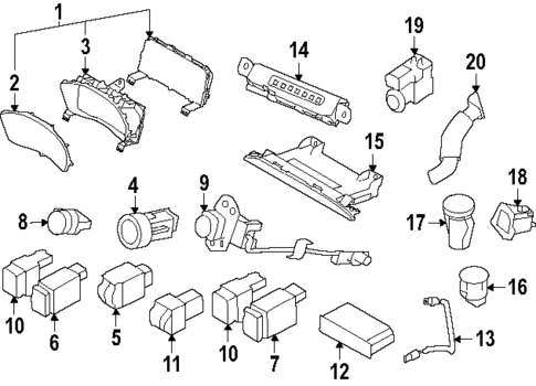 Instruments & Gauges for 2025 Subaru Forester #0