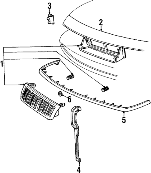 Front Panel for 1994 Mercury Grand Marquis #0
