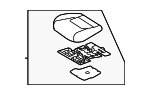88150P1530 - Body: Seat Cushion Pad for Kia Image