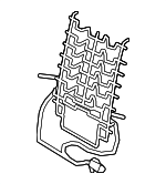 7105302170 - Body: Seat Frame Spring for Toyota: Corolla, Tacoma Image