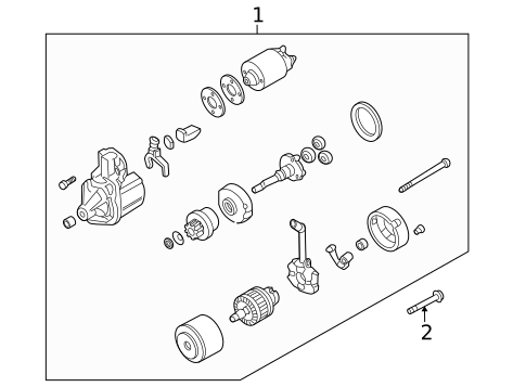 Starter & Related Components for 2010 Mitsubishi Lancer #0