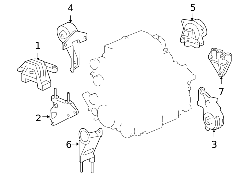 Engine Mounting for 2009 Pontiac G6 #0