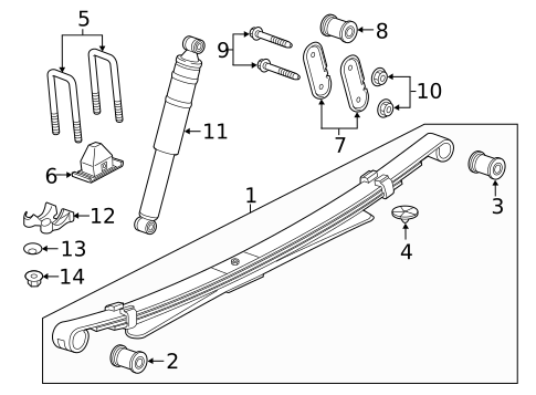 Rear Suspension for 2019 GMC Canyon #0
