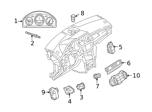 Switches, Solenoids & Actuators for 2014 Mercedes-Benz GLK 350 #0