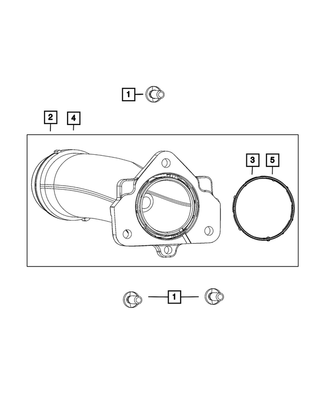 68371464AF - : Coolant Connector for Mopar Image