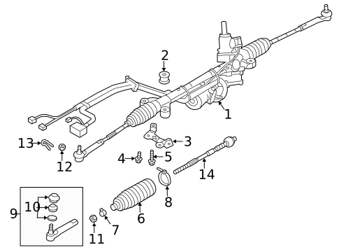 Steering Gear & Linkage for 2017 Subaru Impreza #0