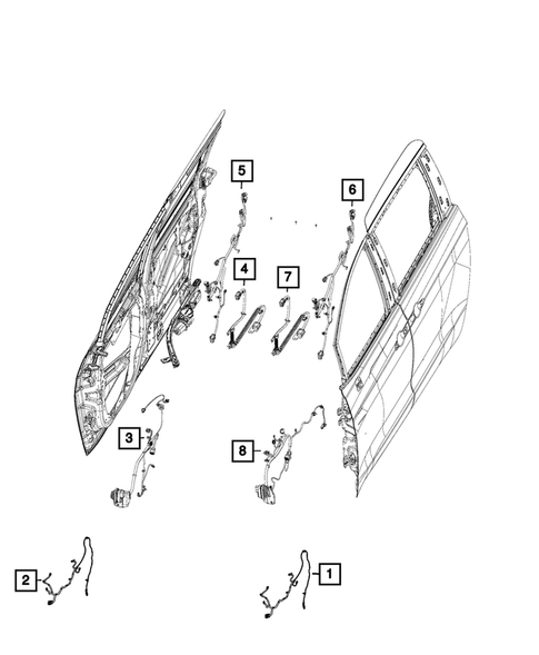 Wiring, Body and Accessories for 2022 Chrysler Voyager #2