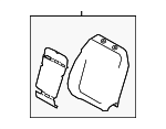 KB3Z2164811D - Body: Seat Back Pad for Ford Image