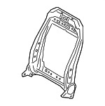 KB3Z5461019C - Body: Seat Back Frame for Ford: Bronco Sport, Explorer, Police Interceptor Utility, Ranger Image