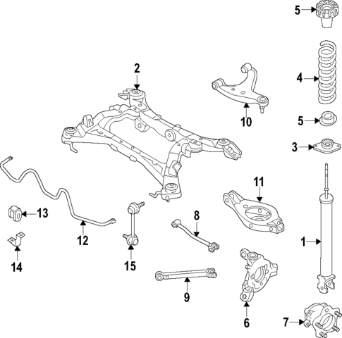 Rear Suspension for 2023 Nissan Z #1