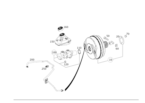 Brake Booster for 2021 Mercedes-Benz AMG GT Black Series #0