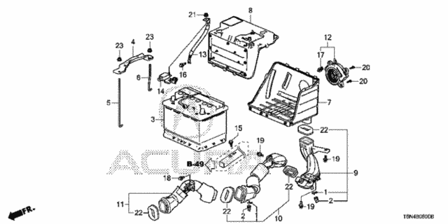 Battery for 2020 Acura NSX #0