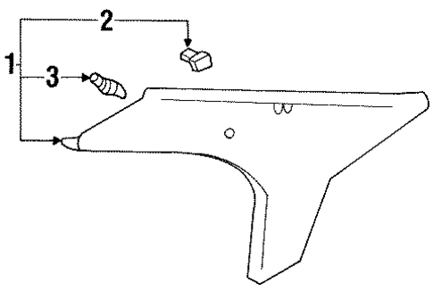 INTERIOR TRIM - QUARTER PANELS for 2001 INFINITI G20 #0