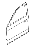 41517482275 - Body: Door Shell for BMW: 330e, 330e xDrive, 330i, 330i xDrive, M3, M340i, M340i xDrive Image