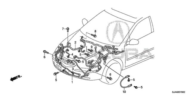 Wire Harness (1) for 2006 Acura RL #0
