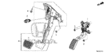 17800T2AA01 - Chassis: PEDAL ASSY., ACCELERATOR for Honda Image