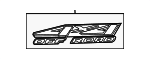 F81Z9925622AAC - Body: Decal for Ford: F-250 Super Duty, F-350 Super Duty, F-450 Super Duty, F-550 Super Duty Image