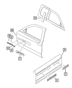 5HK90GX9AA - : Decal for Dodge: Dakota, Durango Image