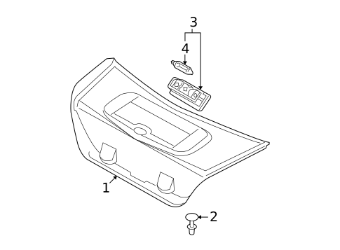 Interior Trim - Trunk for 2008 BMW 528xi #0