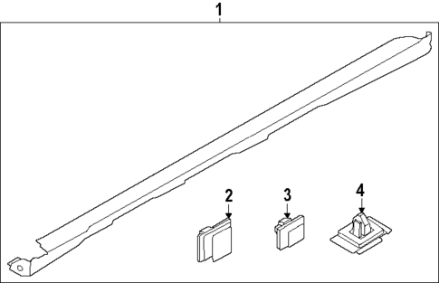 Exterior Trim - Pillars for 2025 Kia K4 #0