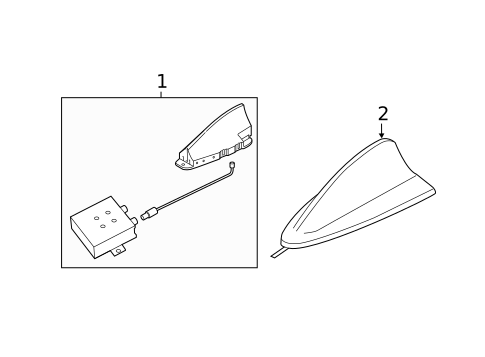Antenna & Radio for 2018 BMW 640i xDrive Gran Turismo #0