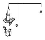 E43025SA1B - : Strut for Nissan Image