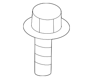 54459EN00A - : Strut Mount Bolt for Nissan: ARIYA, Cube, Juke, LEAF, NV200, Qashqai, Rogue, Rogue Select, Rogue Sport, Sentra, TITAN, Versa Image