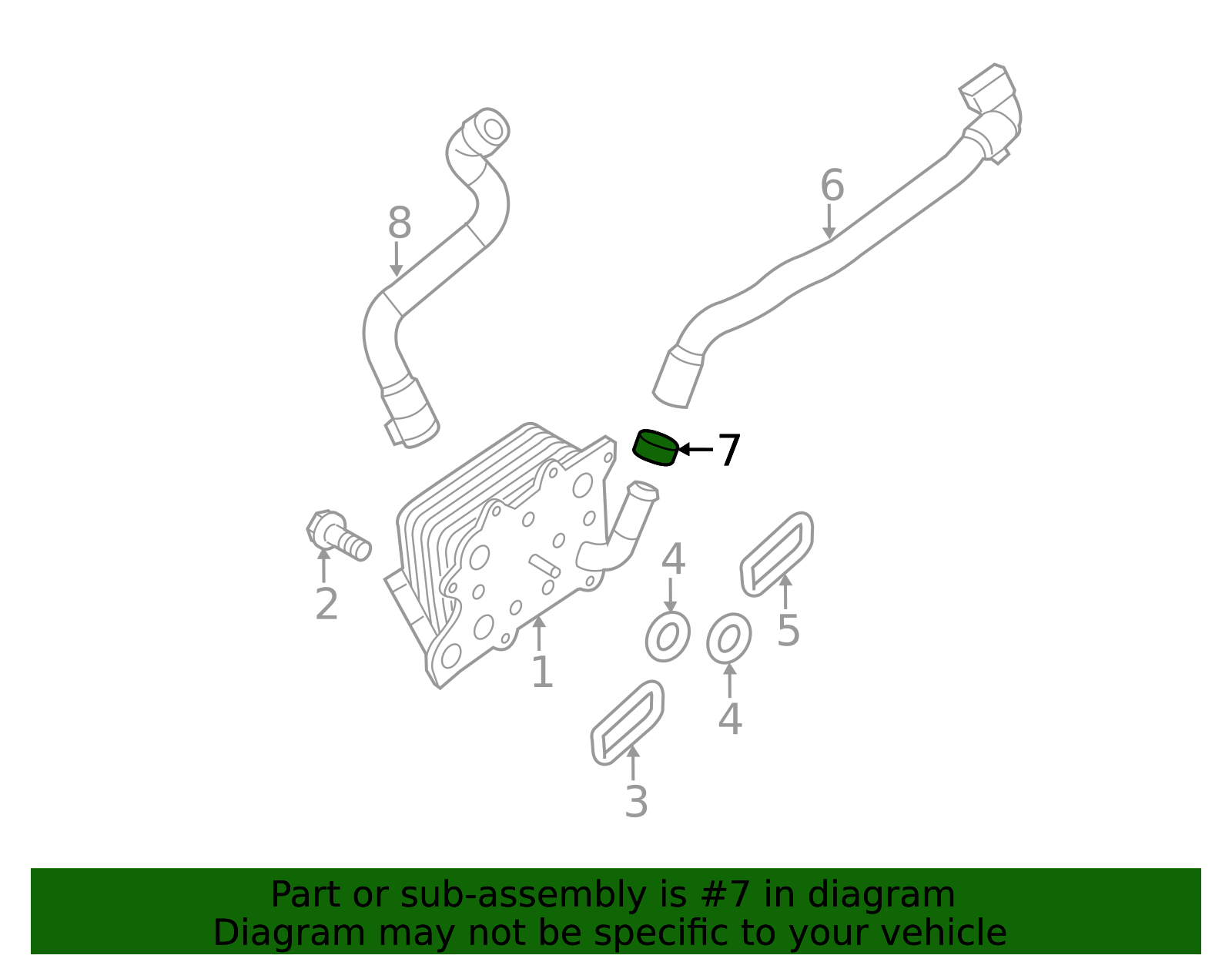 S444 Rwt 2011-2025 Ford Outlet Tube Clamp W527362-S444 | OEM Parts Online