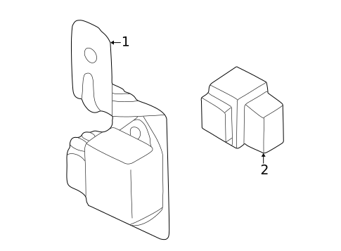 Daytime Running Lamps for 2001 Mazda Tribute #0